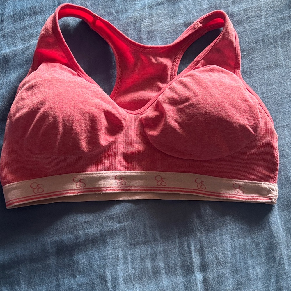 Jessica Simpson Coral Sports Bra